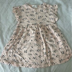 Beans Barcelona organic cotton flutter sleeve dress